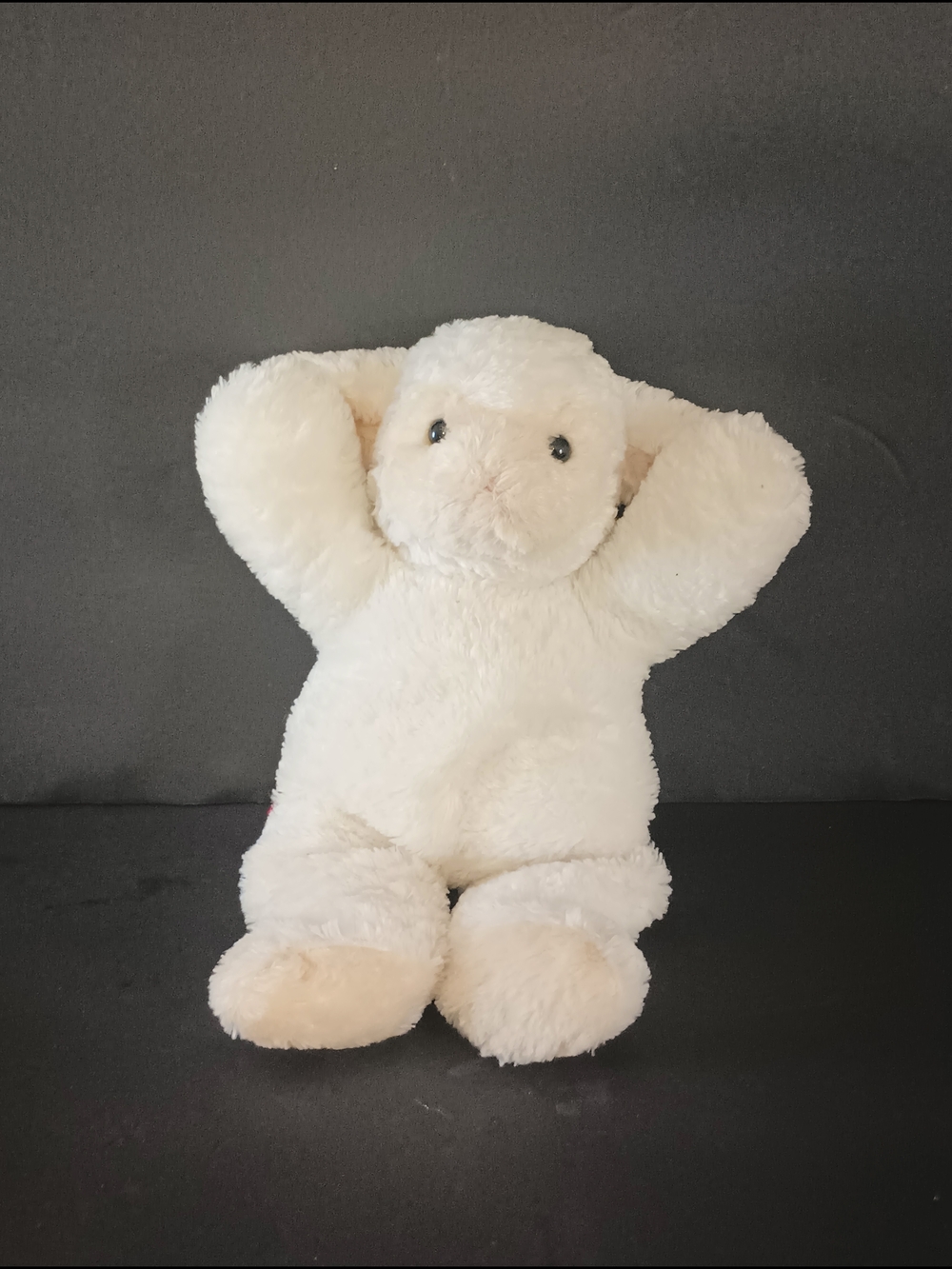 Hamleys Cream Lamb Plush Stuffed Animal - Soft Cuddle Buddy